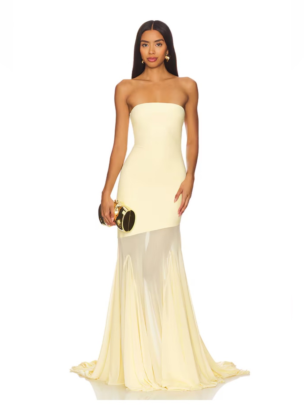 Deme- Dahlia Gown in Butter Yellow